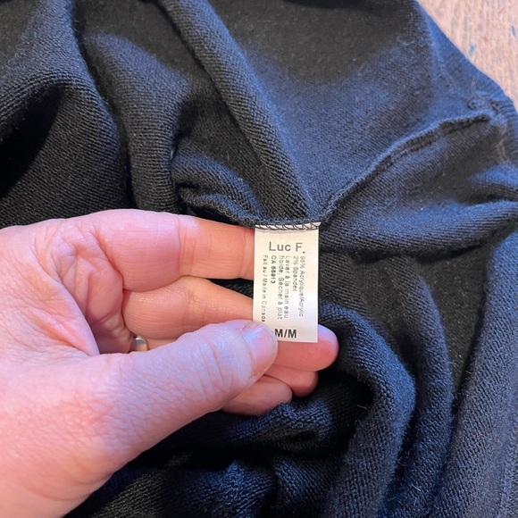 📍Graphic Knit Dress – Luc Fontaine (Size M) - Picture 3 of 10